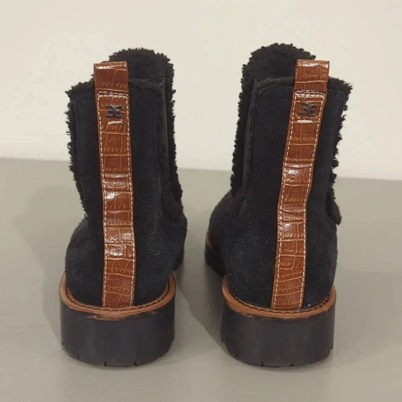 Sam Edelman Jaclyn Waterproof Boots Leather Black size 8.5 - Picture 7 of 12